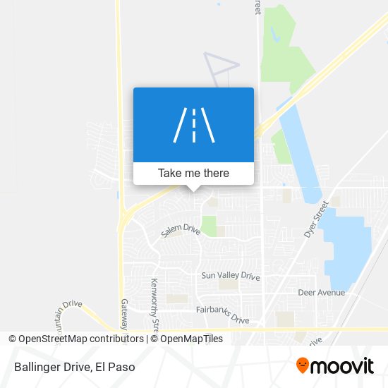 Ballinger Drive map