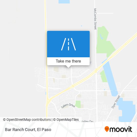 Bar Ranch Court map