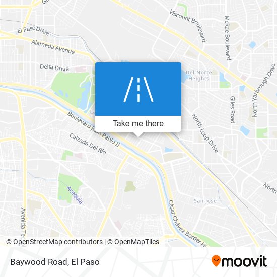 Baywood Road map