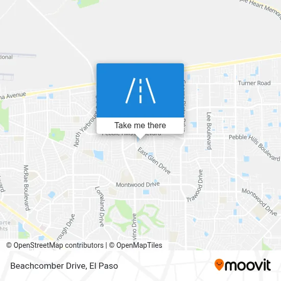 Beachcomber Drive map