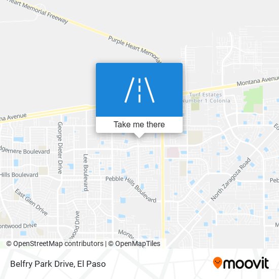 Mapa de Belfry Park Drive