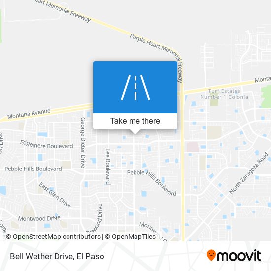 Bell Wether Drive map