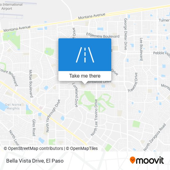 Bella Vista Drive map