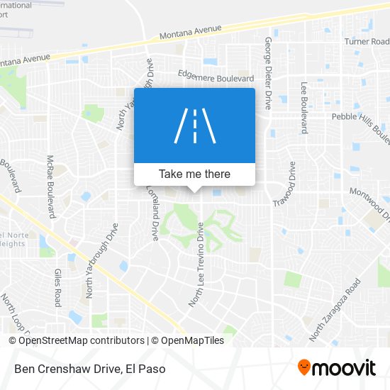 Ben Crenshaw Drive map