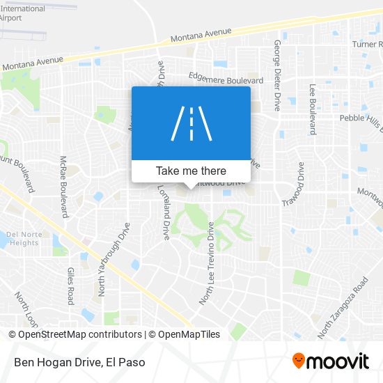 Ben Hogan Drive map