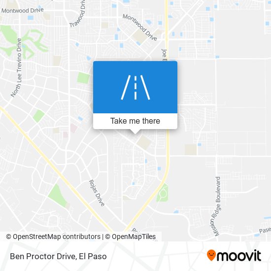 Ben Proctor Drive map