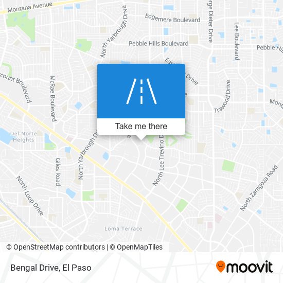 Mapa de Bengal Drive