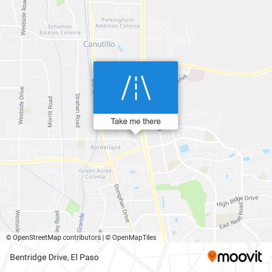 Mapa de Bentridge Drive