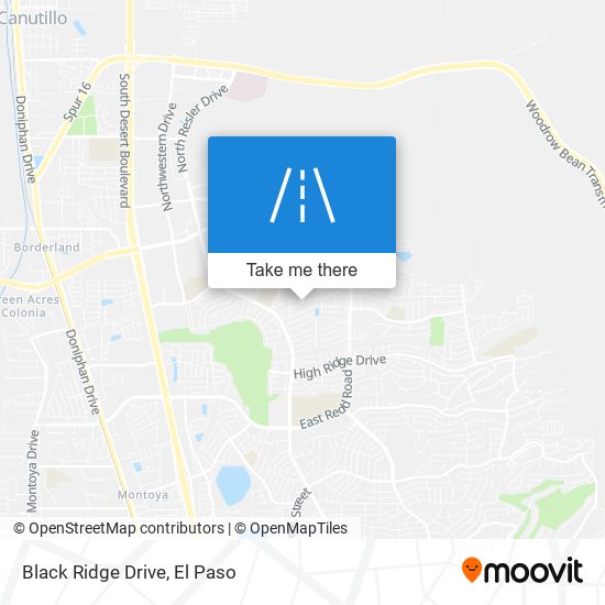 Black Ridge Drive map