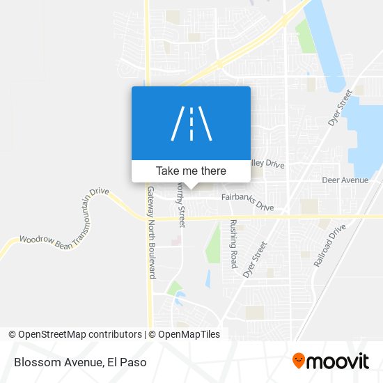 Mapa de Blossom Avenue