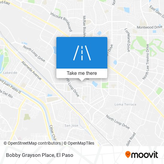Bobby Grayson Place map