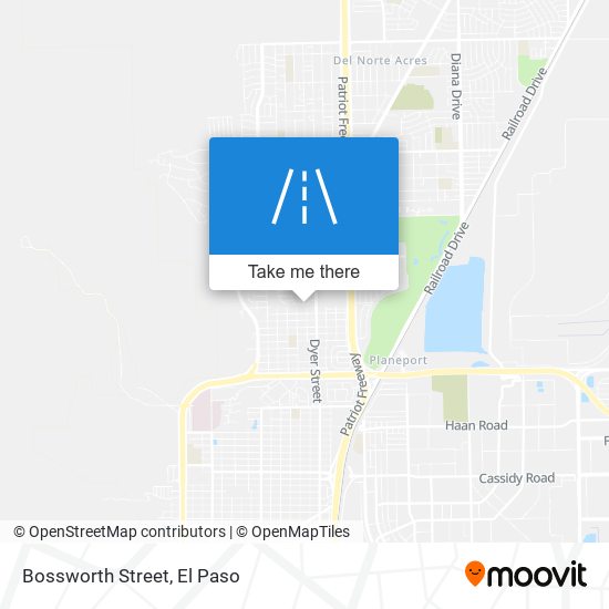 Bossworth Street map