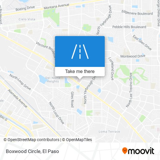 Boxwood Circle map