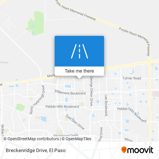 Mapa de Breckenridge Drive