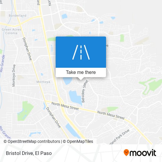 Mapa de Bristol Drive