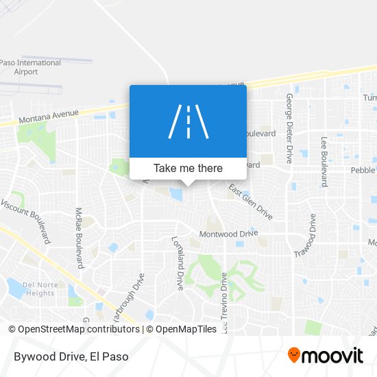 Bywood Drive map