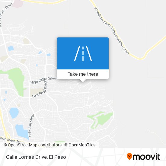 Calle Lomas Drive map