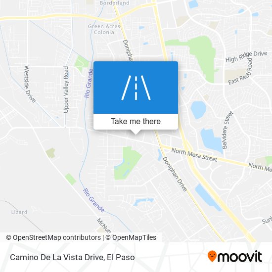 Camino De La Vista Drive map