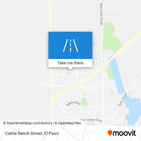 Cattle Ranch Street map