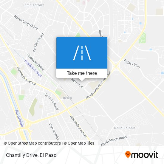 Chantilly Drive map