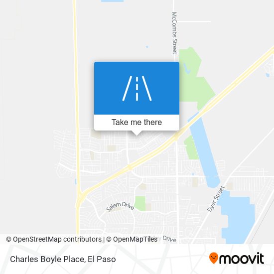 Charles Boyle Place map