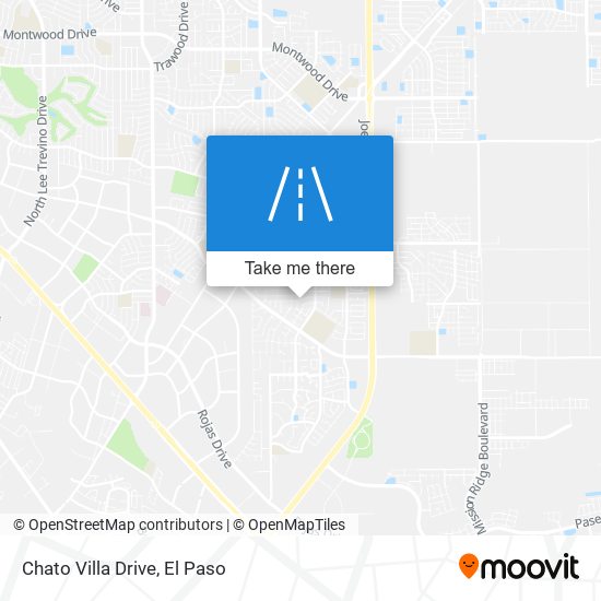 Chato Villa Drive map
