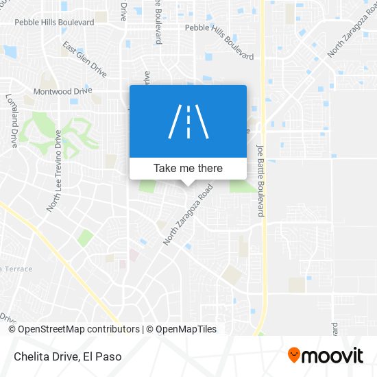 Chelita Drive map