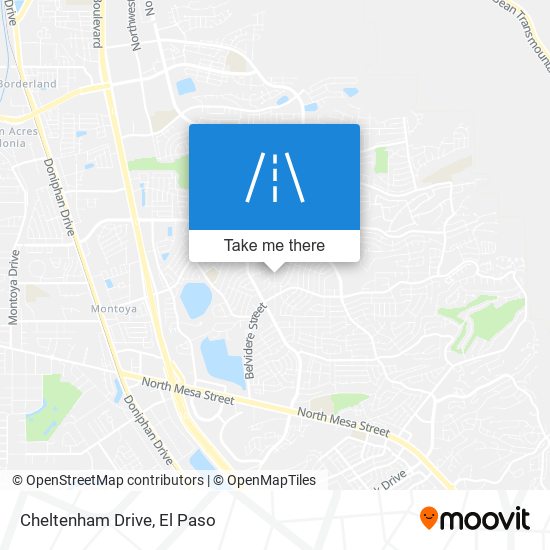 Cheltenham Drive map