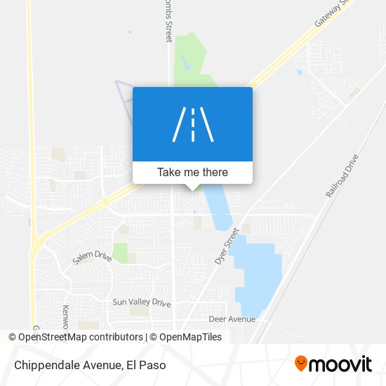 Mapa de Chippendale Avenue