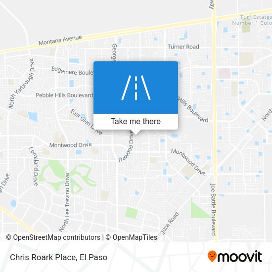 Mapa de Chris Roark Place