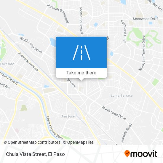 Chula Vista Street map