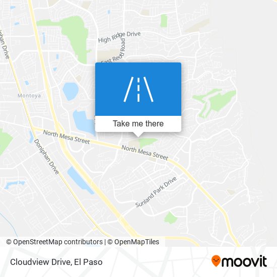 Cloudview Drive map