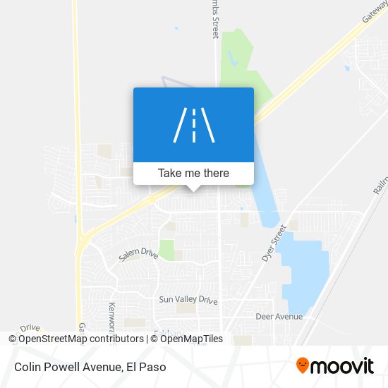 Colin Powell Avenue map