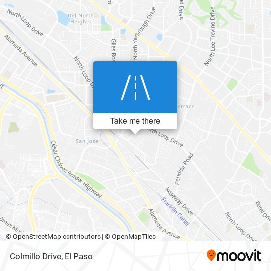 Colmillo Drive map