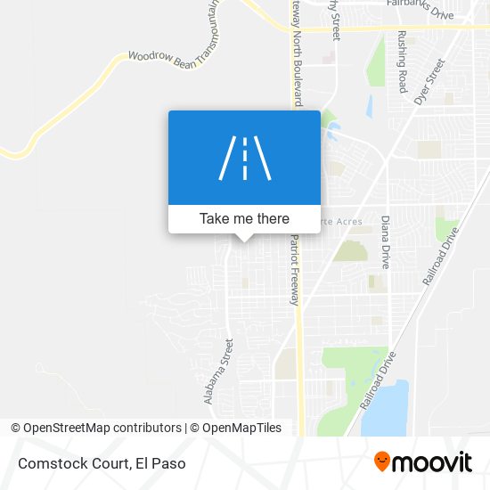 Comstock Court map