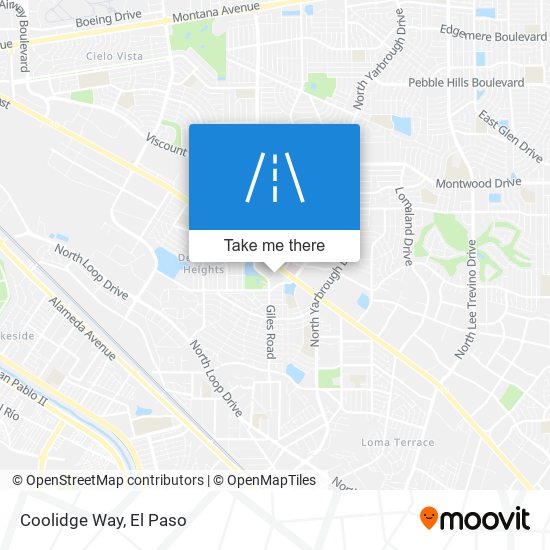 Coolidge Way map