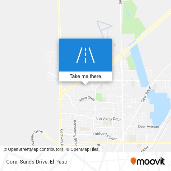 Coral Sands Drive map