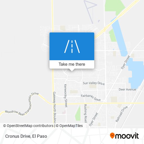 Cronus Drive map