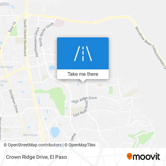 Crown Ridge Drive map