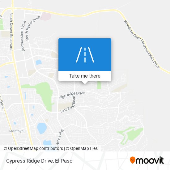 Cypress Ridge Drive map