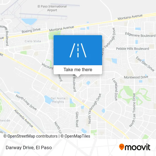 Darway Drive map