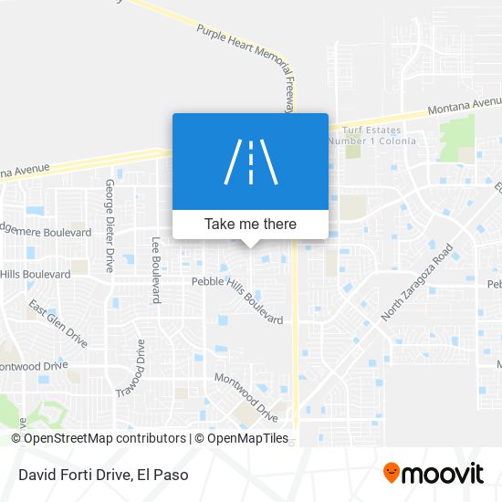 David Forti Drive map