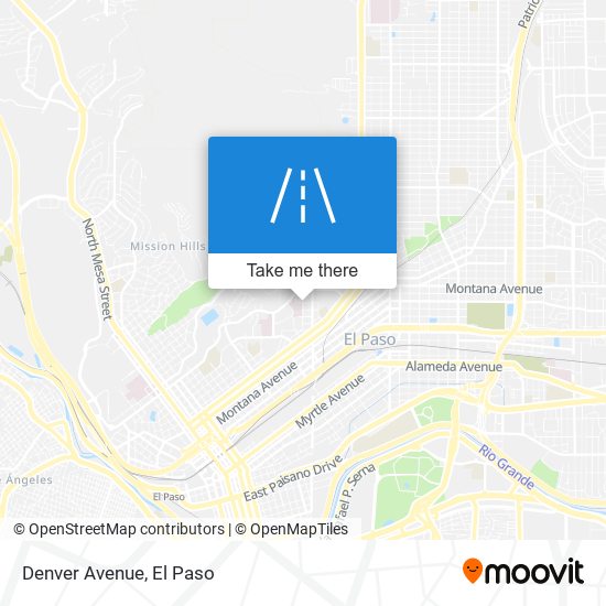 Denver Avenue map