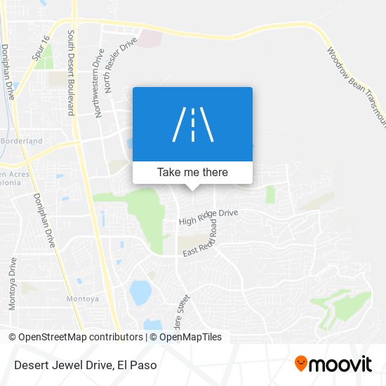 Desert Jewel Drive map