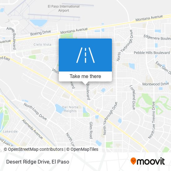 Desert Ridge Drive map