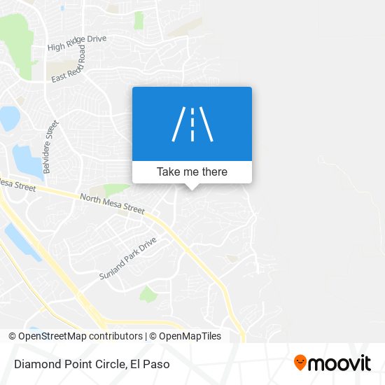 Diamond Point Circle map