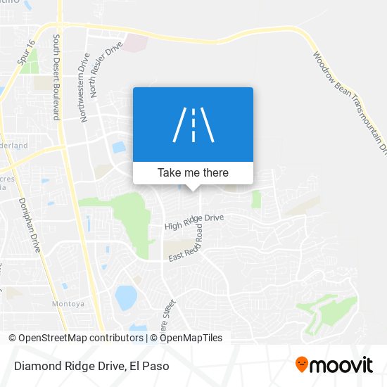 Mapa de Diamond Ridge Drive