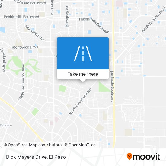 Dick Mayers Drive map