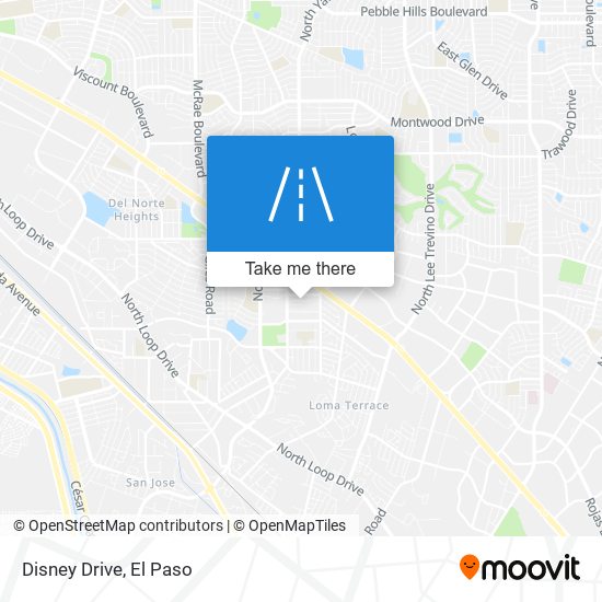 Mapa de Disney Drive