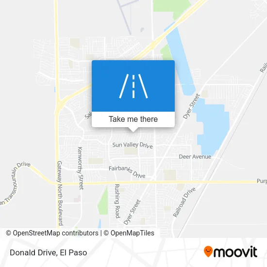 Donald Drive map